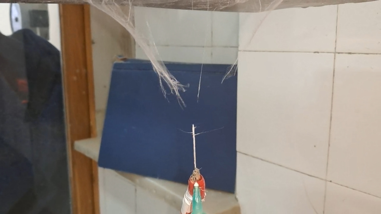 Electrospinning: Solutions of Polystyrene and Polyvinylidene Difluoride in Dimethylformamide